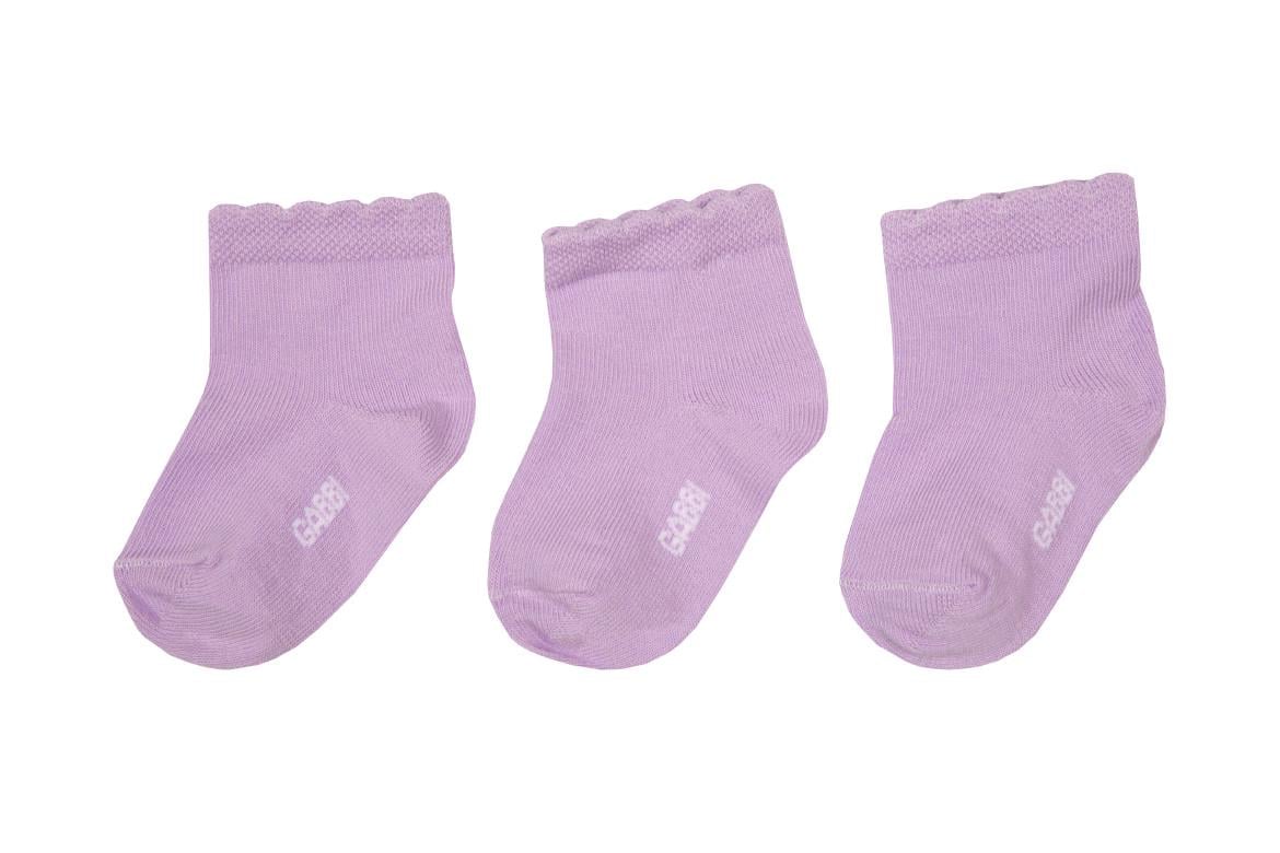 Носки детские хлопковые демисезонные для девочки Gabbi SМ-560 р. 8-10 6 пар Сиреневый (90560)