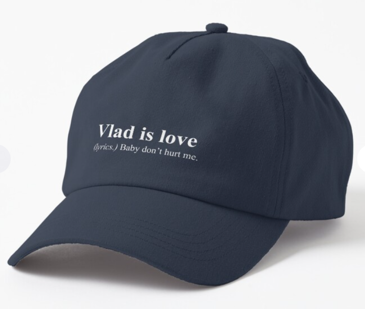 Кепка унисекс Malfini Vlad is love Темно-синий (ИМ33К-3)