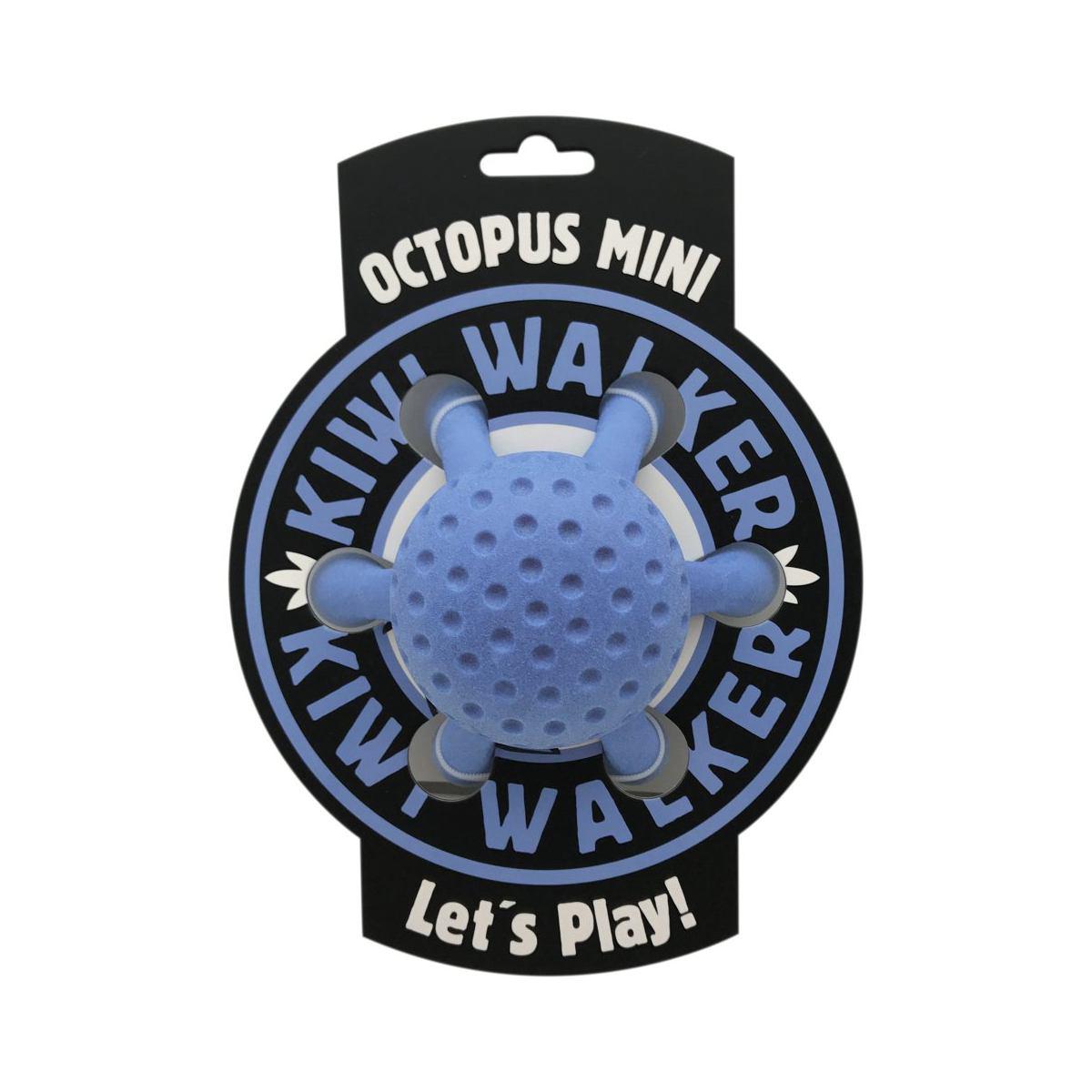 Игрушка для собак Kiwi Walker Осьминог термопластическая резина 12 см Голубой (TPR-837) - фото 2