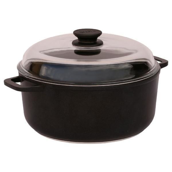 Каструля Біол зі скляною кришкою 2 л Чорний (K201PC) Каструля Біол зі скляною кришкою 2 л Чорний (K201PC)