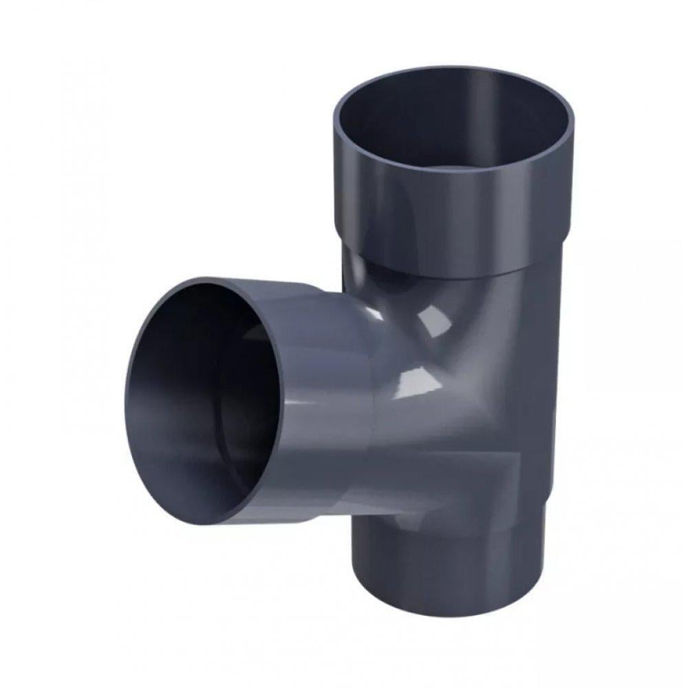 Тройник 67,5° Regenau 125/80 Графит
