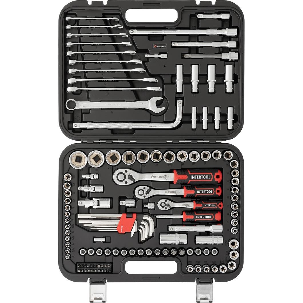 Набір інструментів Intertool 126 шт. (ET-8126) - фото 2 Набір інструментів Intertool 126 шт. (ET-8126) - фото 2