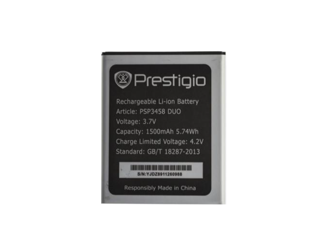 Акумулятор для телефону Prestigio PSP3458/3468 Duo 1500 mah (740568624)