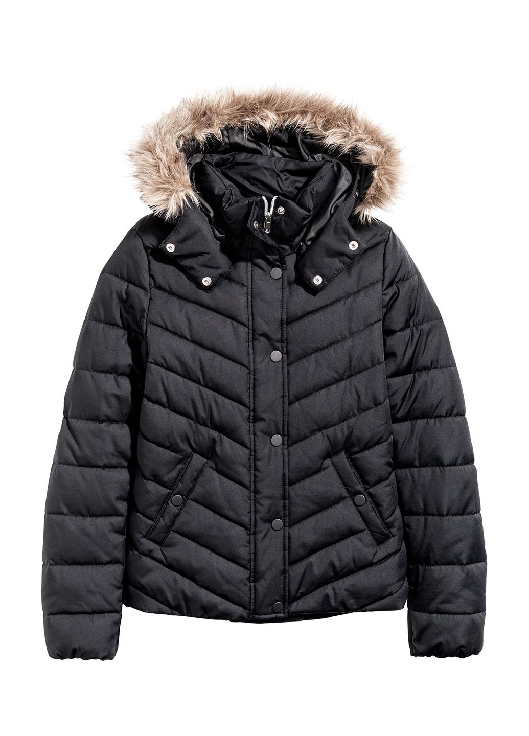 Куртка женская H&M р. 34 Черный (403435b35)