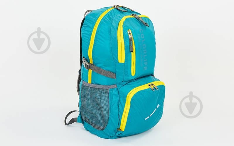 Рюкзак спортивный planeta-sport V-35л COLOR LIFE 1554 46х30х17см Бирюзовый