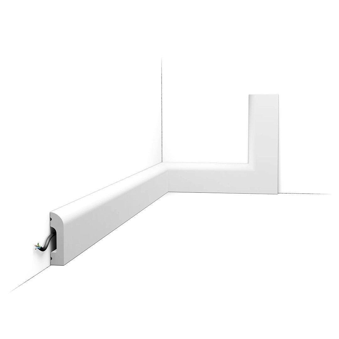 Плинтус дюрополимерный Orac SX182 жесткий 50х13х2000 мм (29293961)