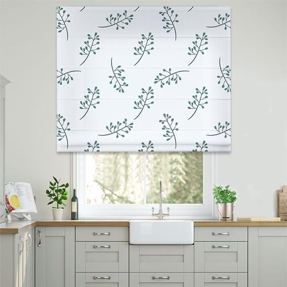 Римская штора система Classic InHt Принт 10-62 Веточки 170х170 см Разноцветный (10407)