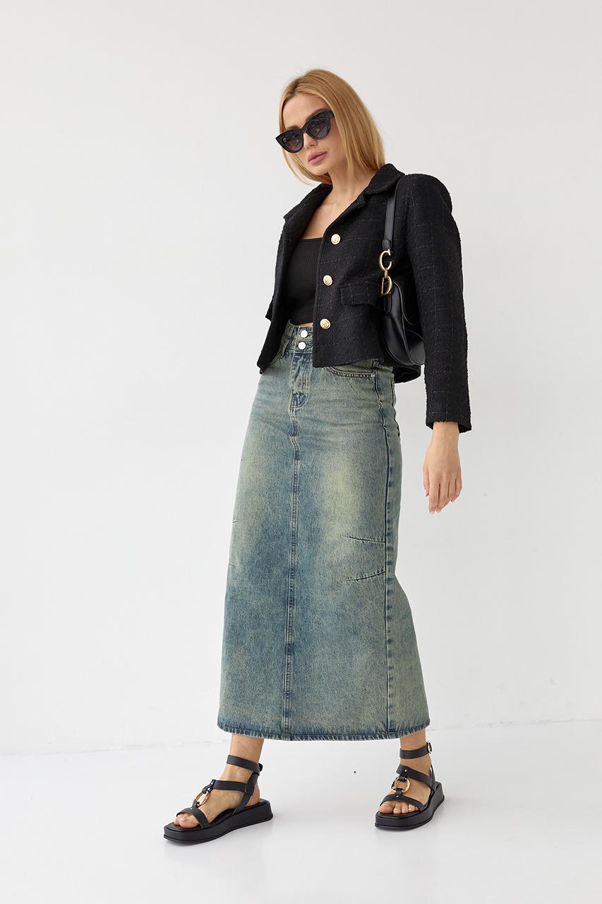 Жакет с пуговицами M Черный (10696248) - фото 6 Жакет с пуговицами M Черный (10696248) - фото 6