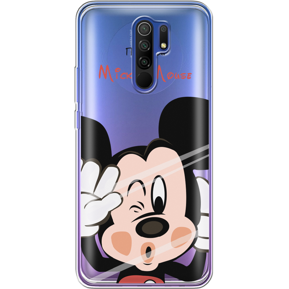 Чехол BoxFace Xiaomi Redmi 9 Mister M Прозрачный силикон (40233-cc58-40233) - фото 1