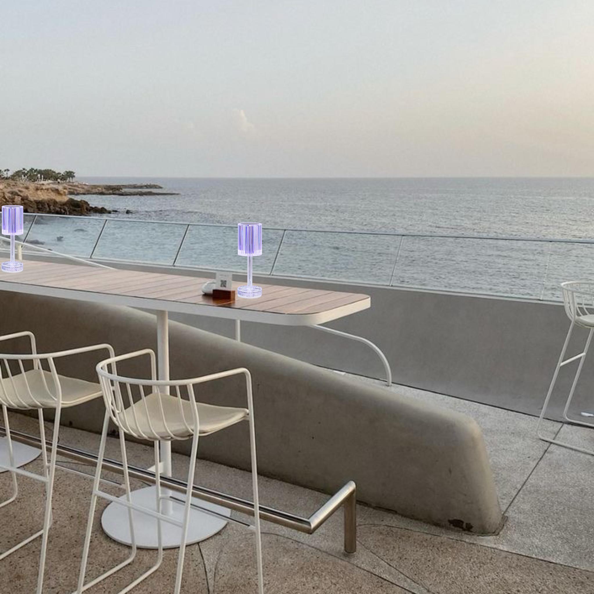 Настільна лампа с пультом та зміною кольорів для кафе/ресторанів/дітей (795-LTB12 RGB) - фото 3