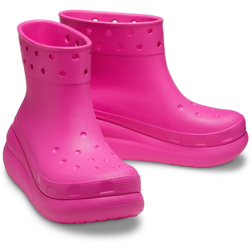 Чоботи жіночі гумові Crocs Crush Rain Boot Juice р. 35 Яскраво-рожевий (20347)
