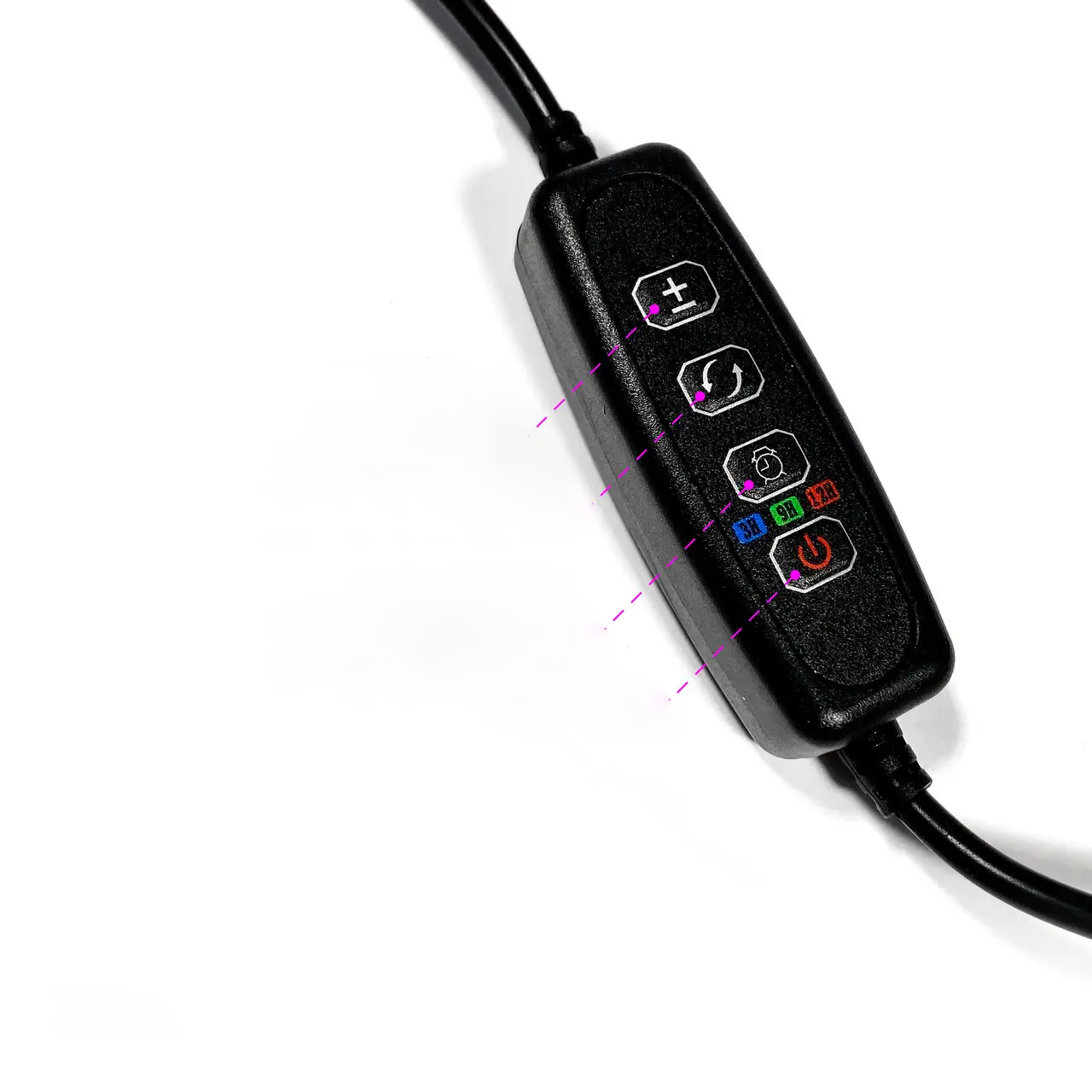 Фітолампа з прищіпкою LEDium Fito Violet H3 14 Вт (16714) - фото 5 Фітолампа з прищіпкою LEDium Fito Violet H3 14 Вт (16714) - фото 5