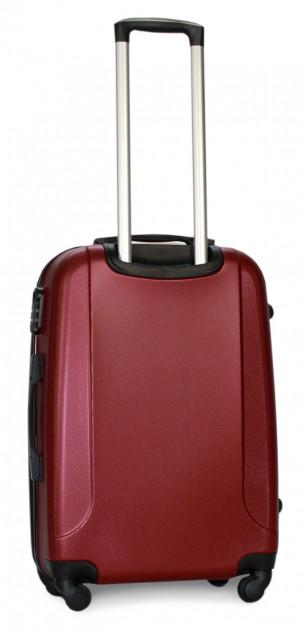 Чемодан пластиковый Fly 310 M средний на 4 колесах Бордовый (CEKRBFL310MS4BOR) - фото 2