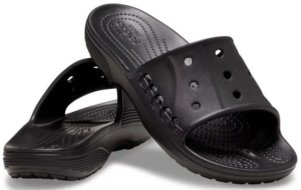 Шльопанці чоловічі Crocs Baya II Slide Black р. 48/49 Чорний (23270)