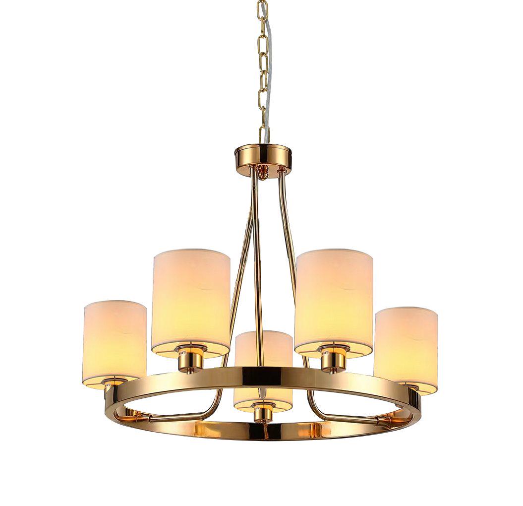 Люстра классическая подвесная Valeso V03-5 Позолоченная