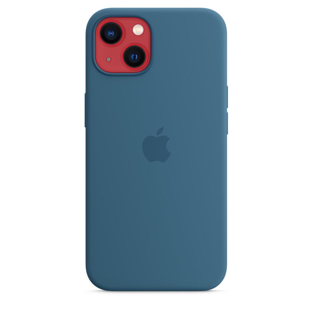 Силіконовий чохол-накладка Apple Silicone Case with MagSafe for iPhone 13, Blue Jay (HC) - фото 5