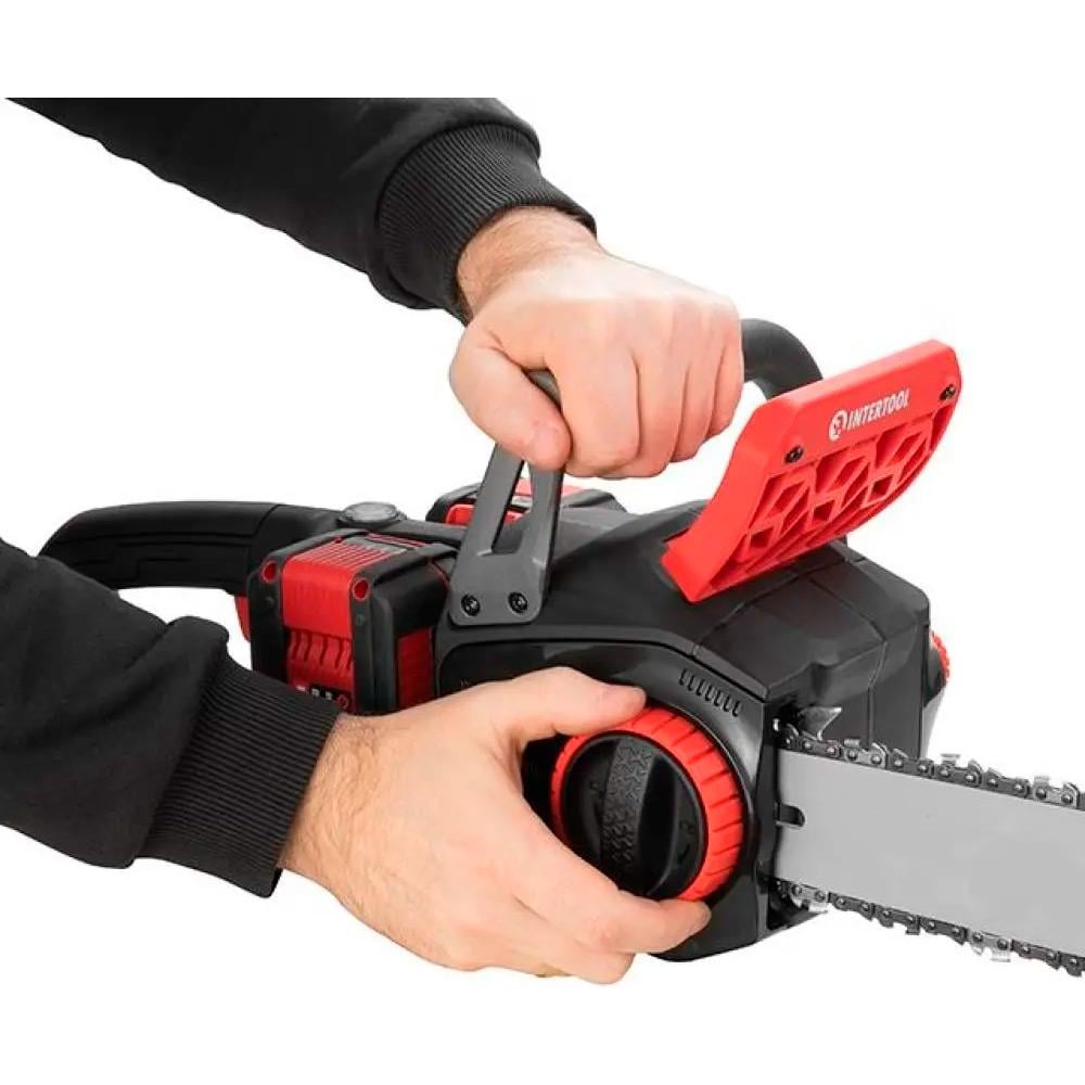 Аккумуляторная цепная пила Intertool WT-9211 - фото 11 Аккумуляторная цепная пила Intertool WT-9211 - фото 11