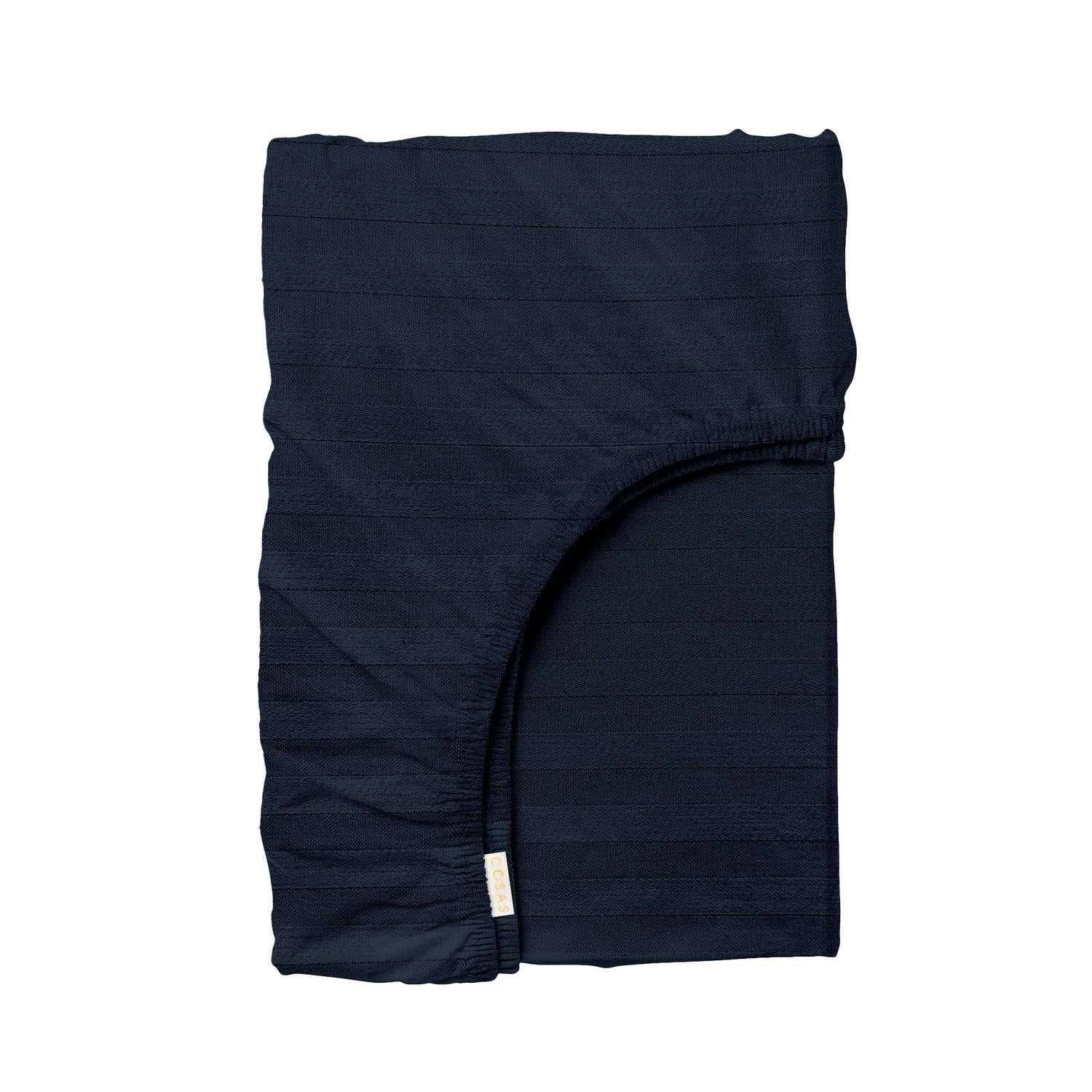 Простынь Cosas на резинке сатин 160x200x25 см Navy (4822052207024) Простынь Cosas на резинке сатин 160x200x25 см Navy (4822052207024)