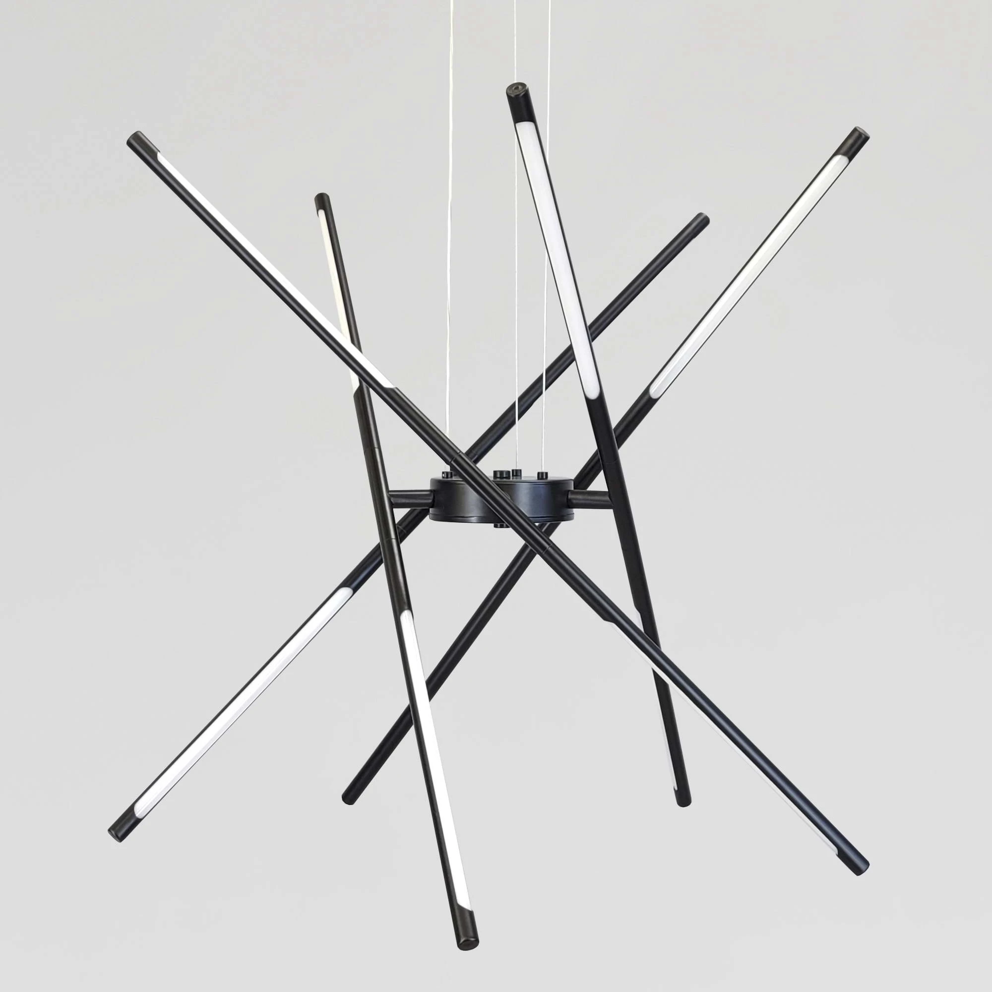Люстра Nova X LED 3 режими 60W (20214/10BK) - фото 3