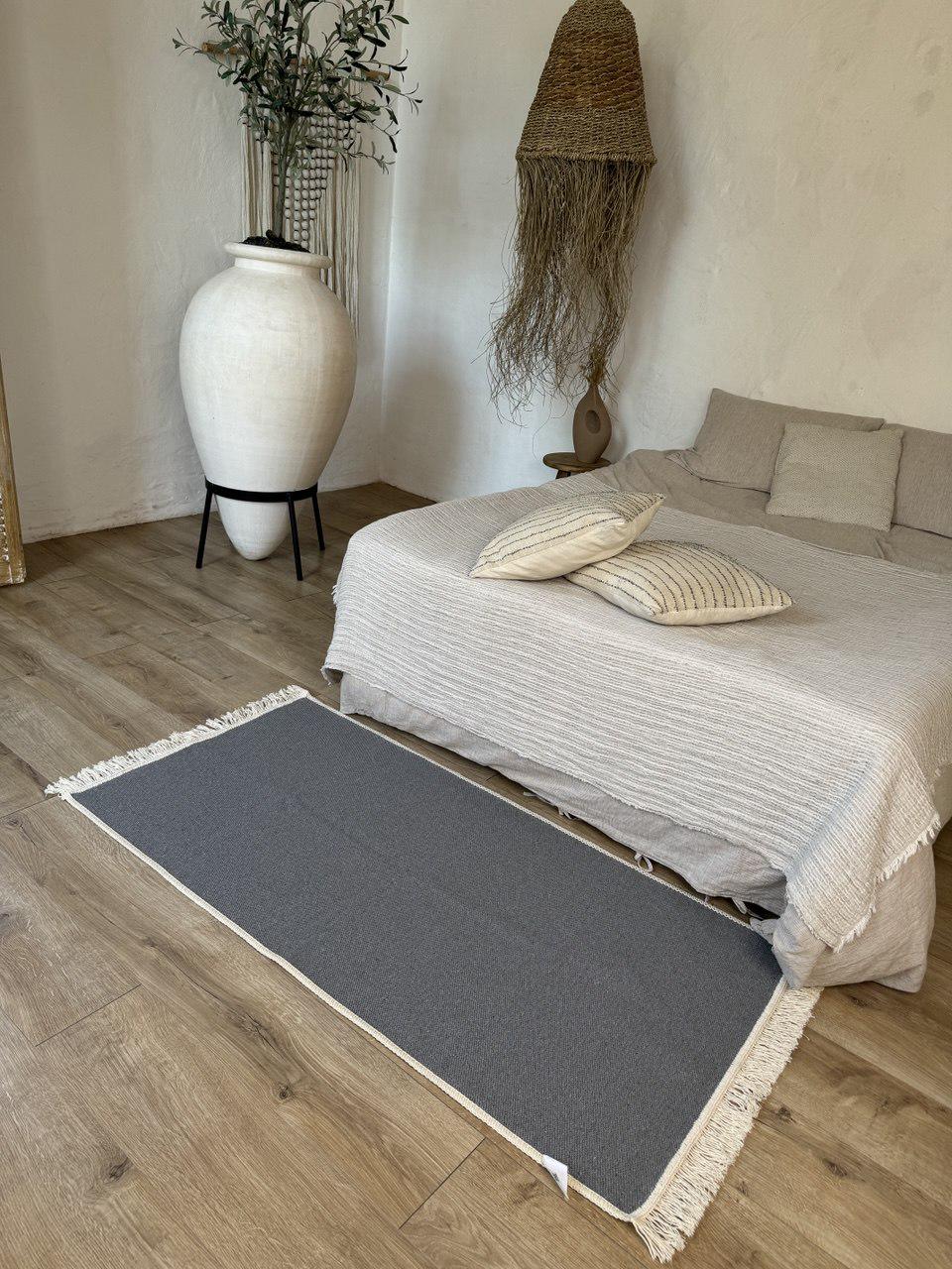 Килим бавовняний односторонній CarpetKA антиковзаючий 80х300 см (РМ-03)