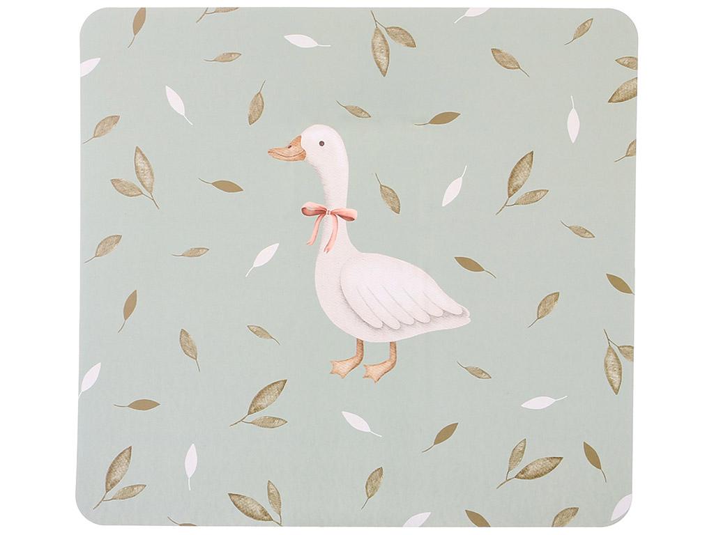 Салфетка сервировочная с рисунком Гусь 30x28 см (BDI-445-123)