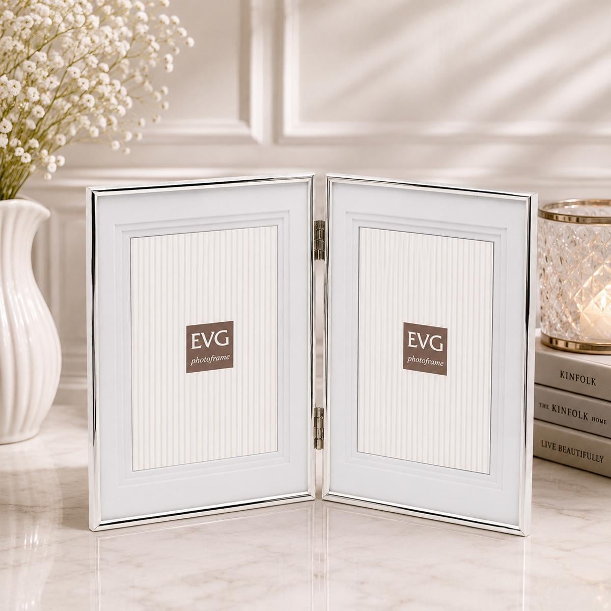 Рамка для 2 фото EVG ONIX S15 Double 10x15 см Silver