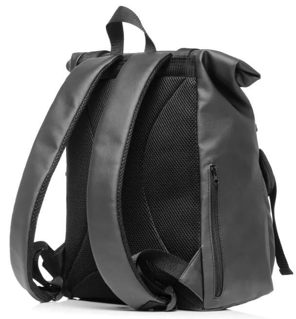 Рюкзак жіночий Sambag RollTop Milton Чорний (24251001) - фото 5 Рюкзак жіночий Sambag RollTop Milton Чорний (24251001) - фото 5