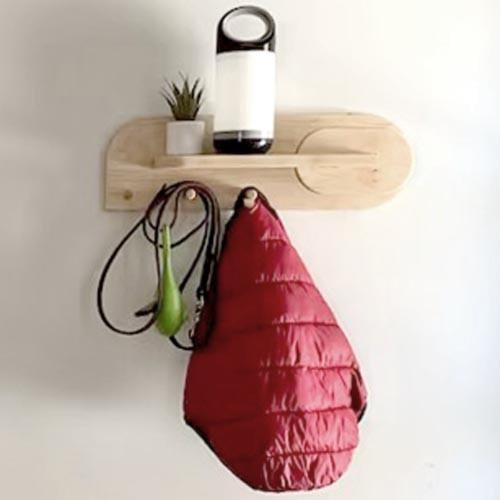 Вешалка для сумок из дерева Энкамп 33 Бланже (ВСУ-334301)