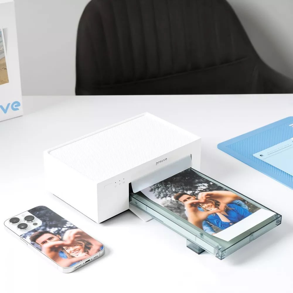 Фотопринтер с сублимационной печатью Proove Memories Wi-Fi/Bluetooth Белый (27556624) - фото 5 Фотопринтер с сублимационной печатью Proove Memories Wi-Fi/Bluetooth Белый (27556624) - фото 5