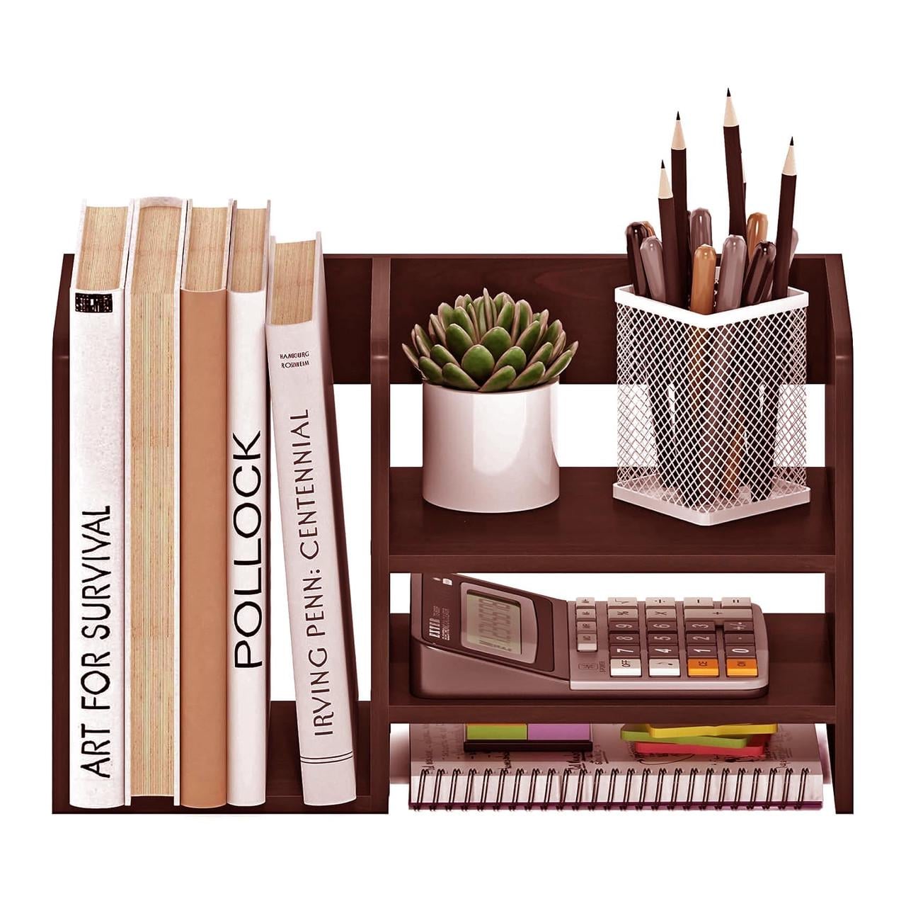 Полка книжная настольная из дерева Паранго Савоярди (КПА-017415)