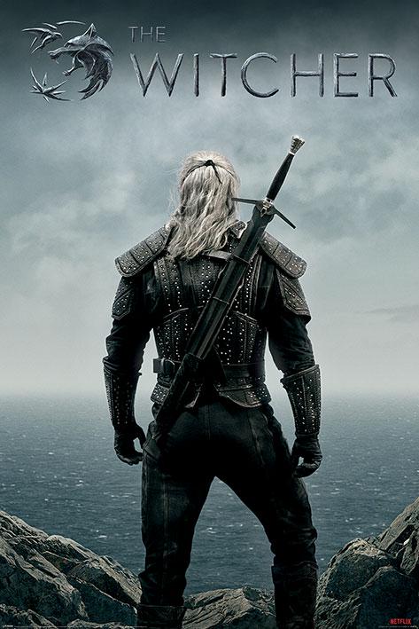 Постер плакат Ведьмак Над Пропастью/The Witcher On the Precipice 61x91,5 см
