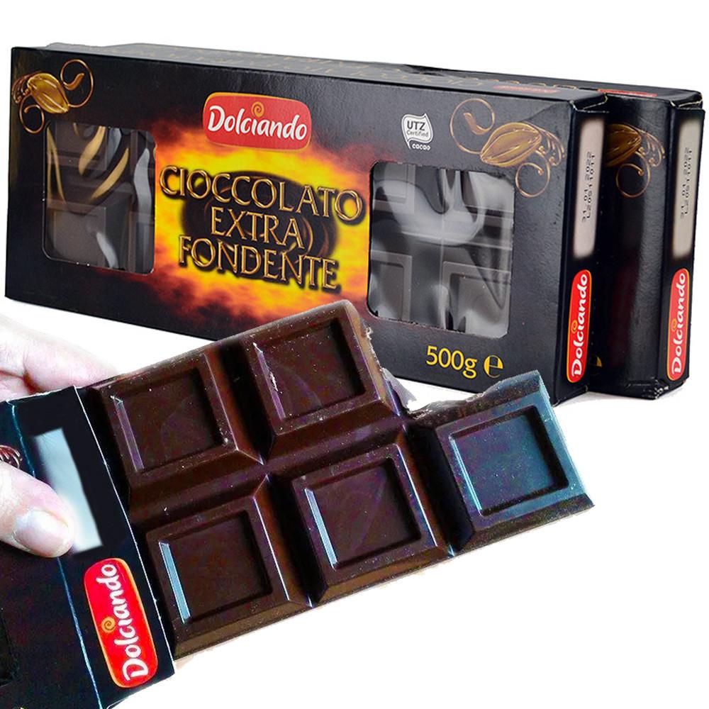 Шоколад чорний Dolciando Cioccolato Extra Fondente 50% какао 500 г (932169590) - фото 2 Шоколад чорний Dolciando Cioccolato Extra Fondente 50% какао 500 г (932169590) - фото 2