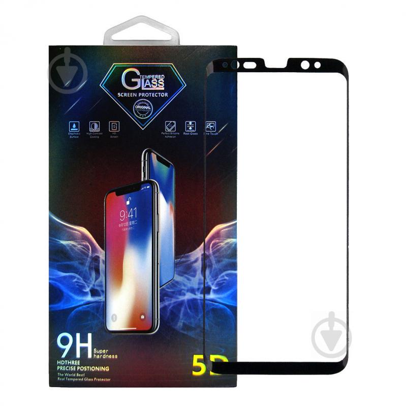 Защитное стекло Premium Glass 5D Side Glue для Samsung G955 Galaxy S8 Plus Black (arbc6211)