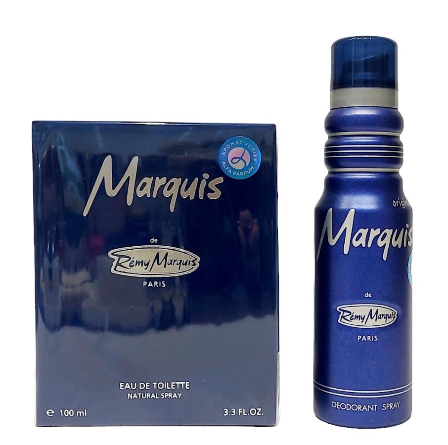 Набор для мужчин Marquis Remy Marquis Туалетная вода 100 мл/Дезодорант 175 мл Набор для мужчин Marquis Remy Marquis Туалетная вода 100 мл/Дезодорант 175 мл