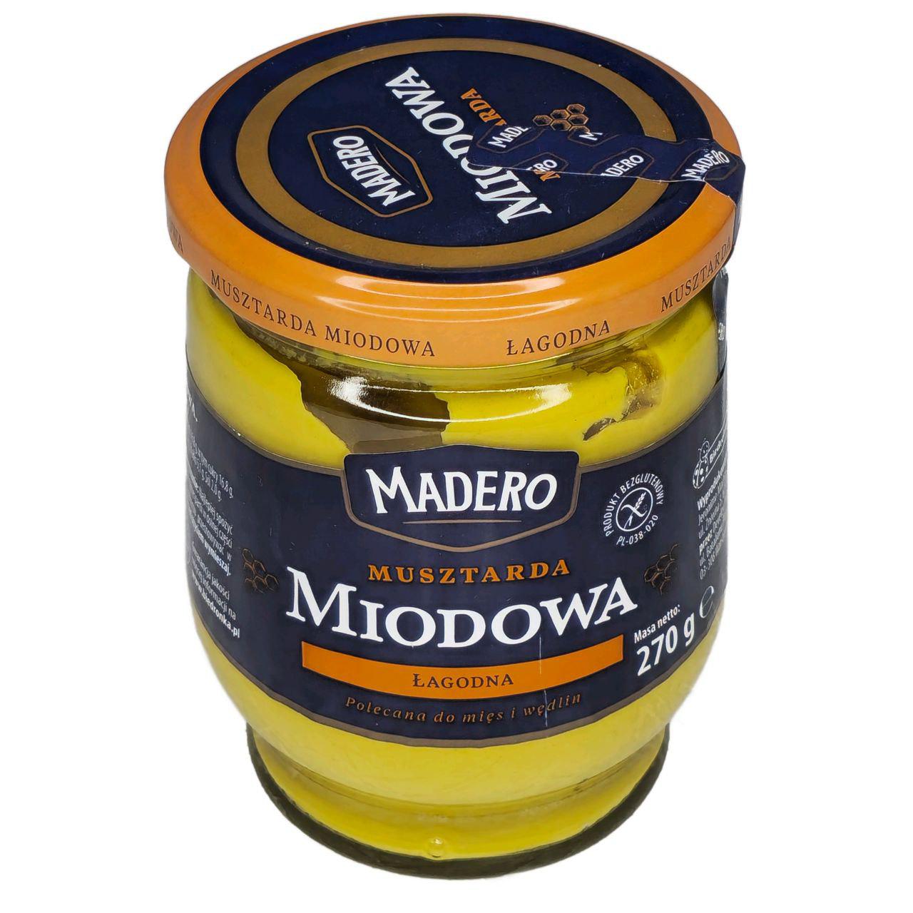 Горчица медовая Madero 270 г (12012)