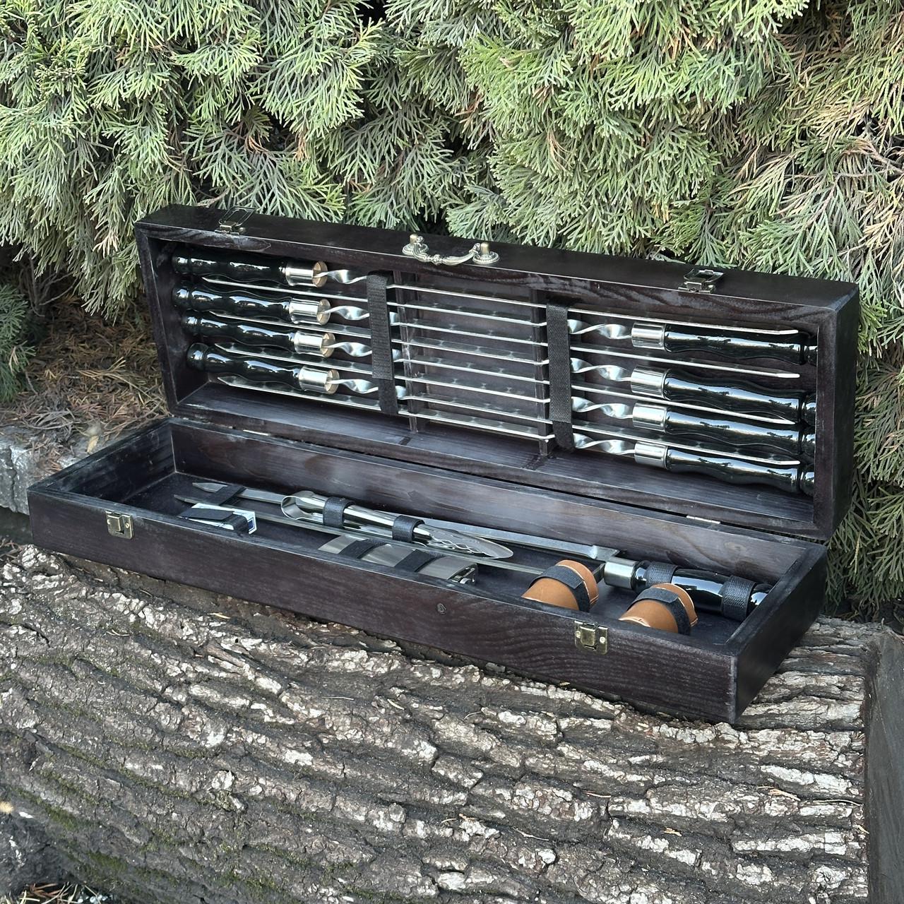 Набор подарочный для барбекю Mzavod Казак Черный (27728892) - фото 2 Набор подарочный для барбекю Mzavod Казак Черный (27728892) - фото 2