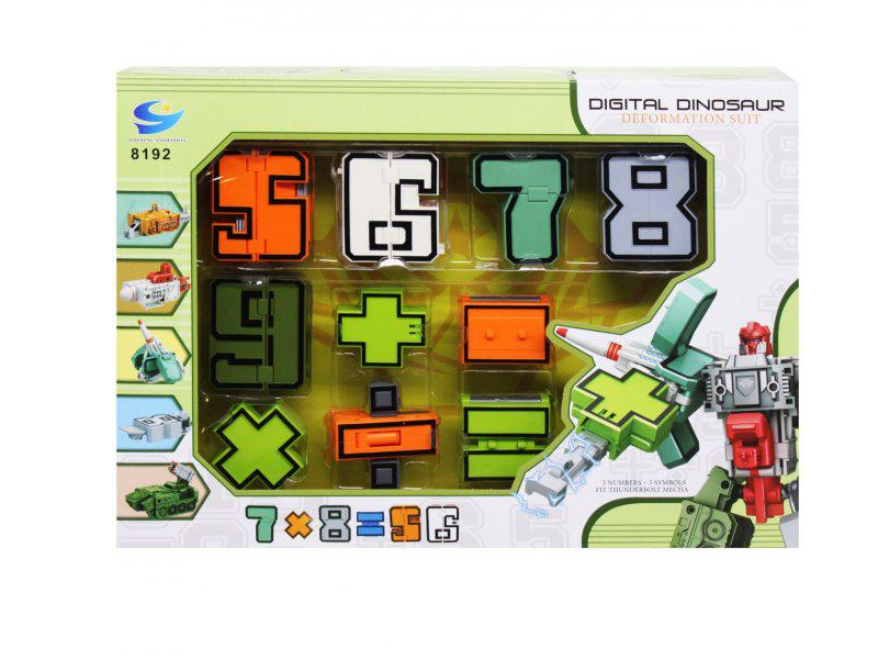 Робот-трансформер Транспортные средства 10 частей (8192)