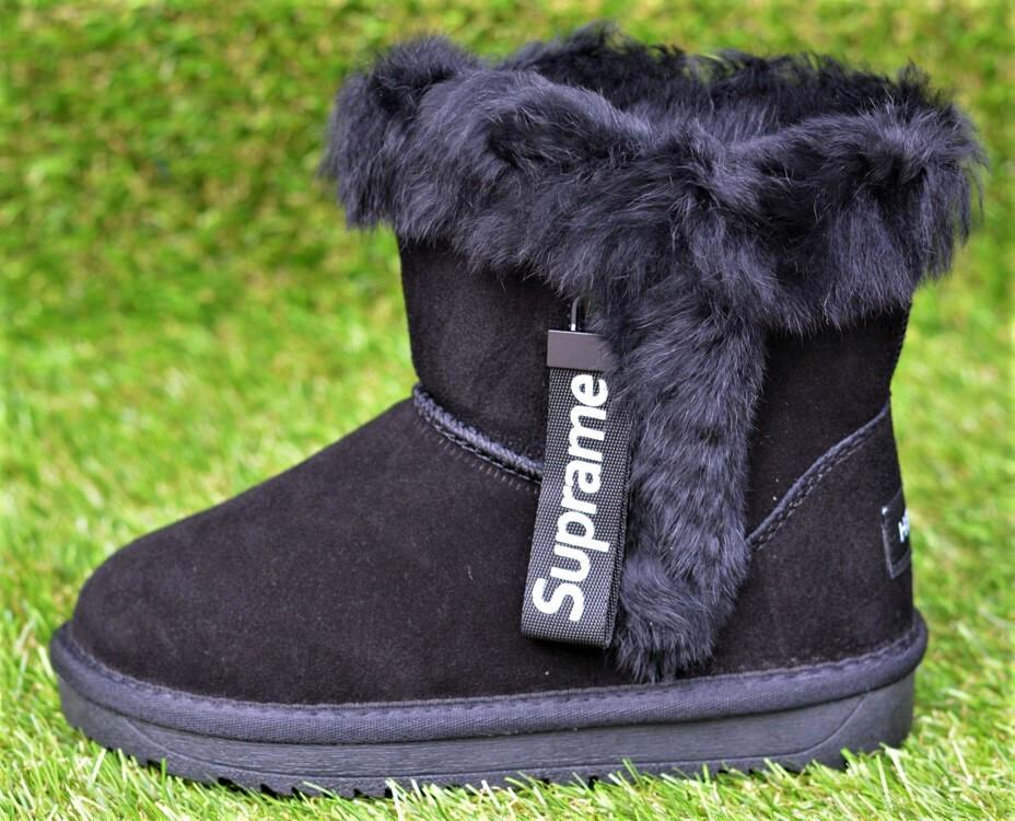 Угги детские подростковые зимние Ugg hengji р. 32 Black (11376837)