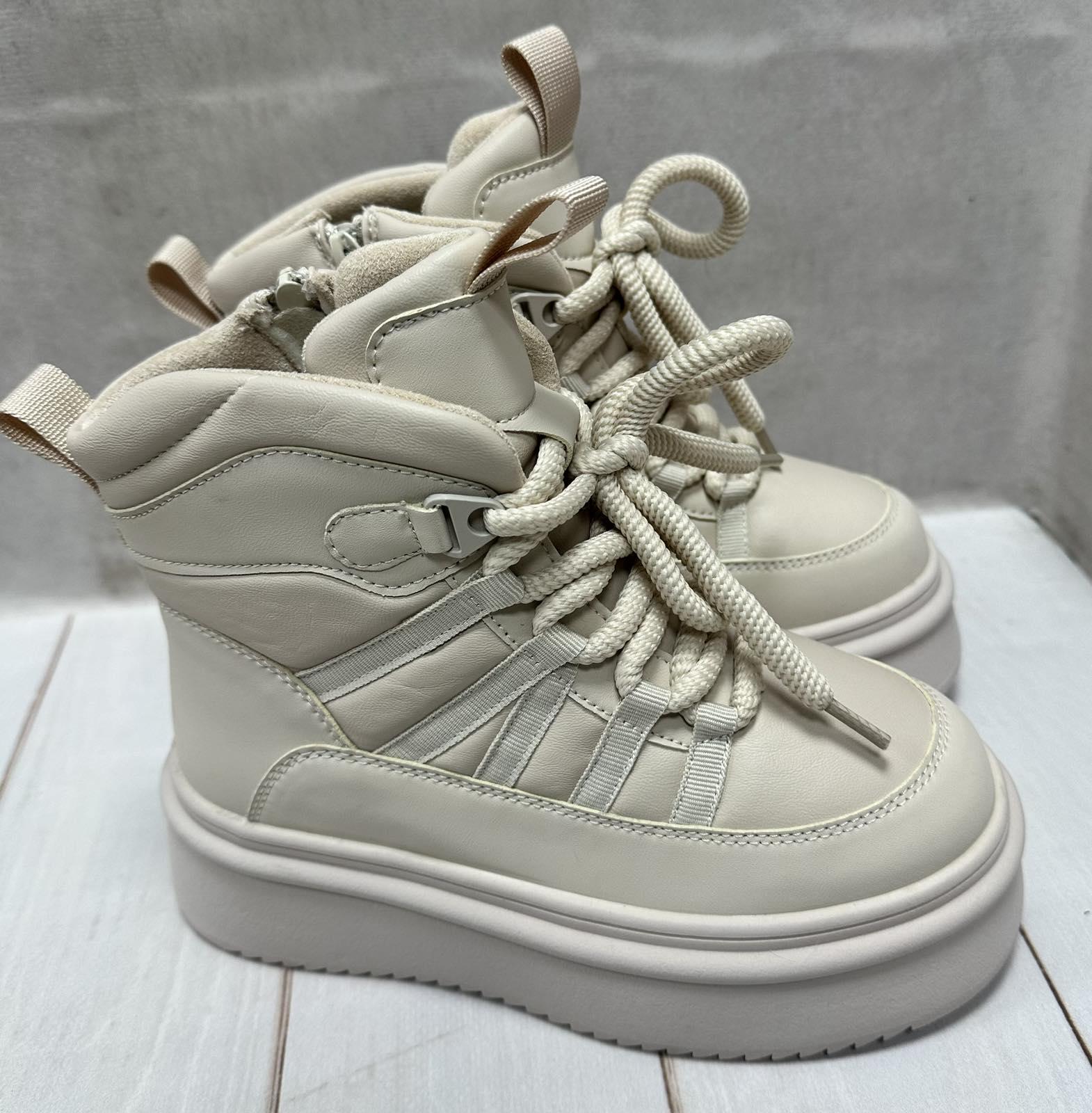 Черевики дитячі зимові на овчині paliament р.36 23,5 см Бежевий - фото 6