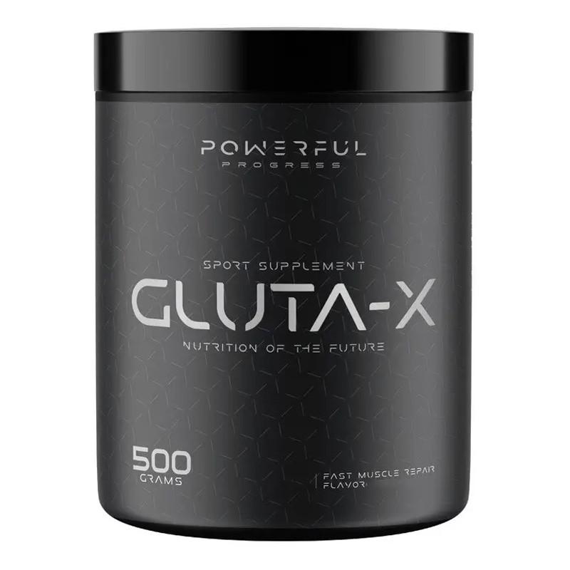 Глютамін Powerful Progress Gluta-X Полуниця 500 г (10941-02)