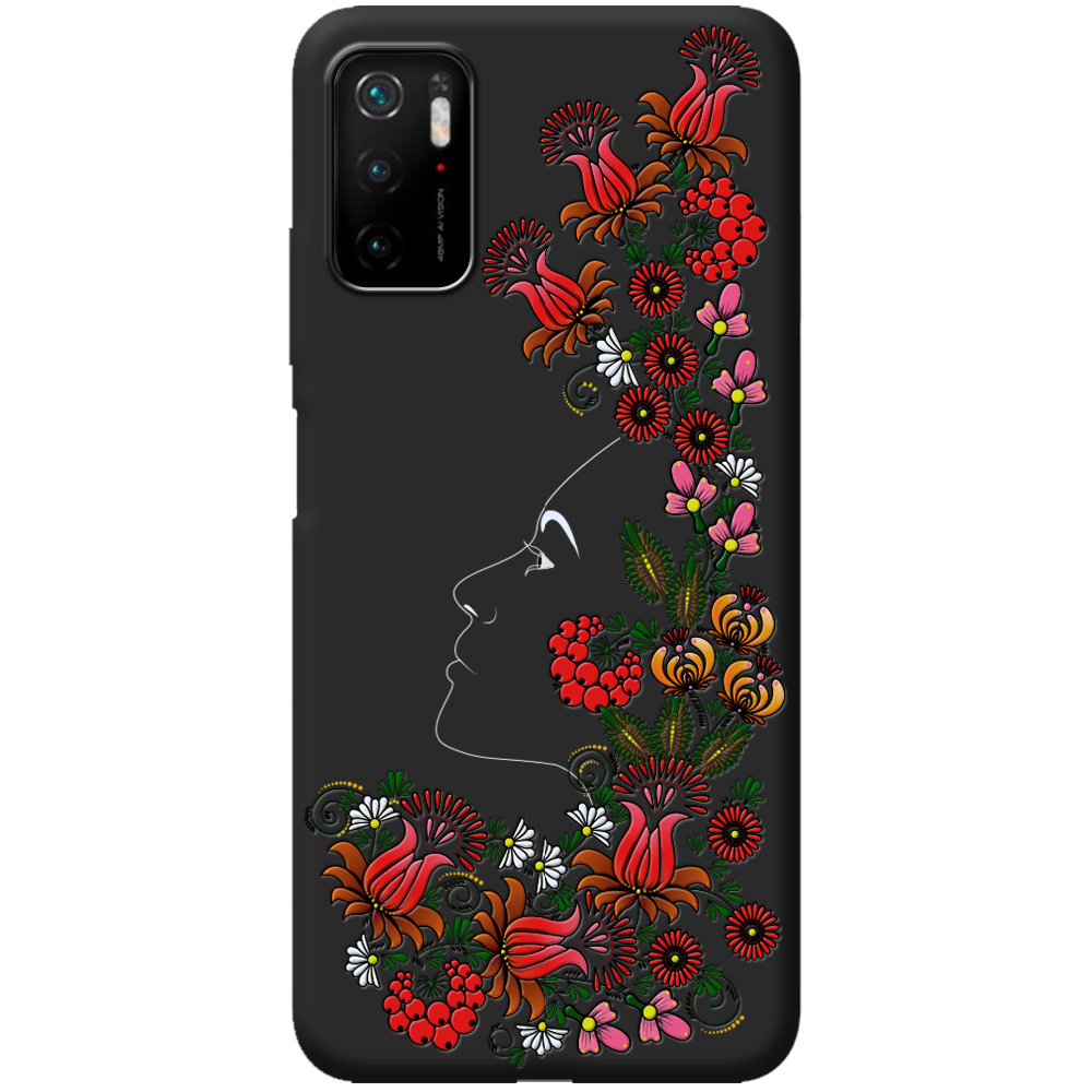 Чехол BoxFace Poco M3 Pro 3D Ukrainian Muse Черный силикон (42474-bk64-44013) Чехол BoxFace Poco M3 Pro 3D Ukrainian Muse Черный силикон (42474-bk64-44013)