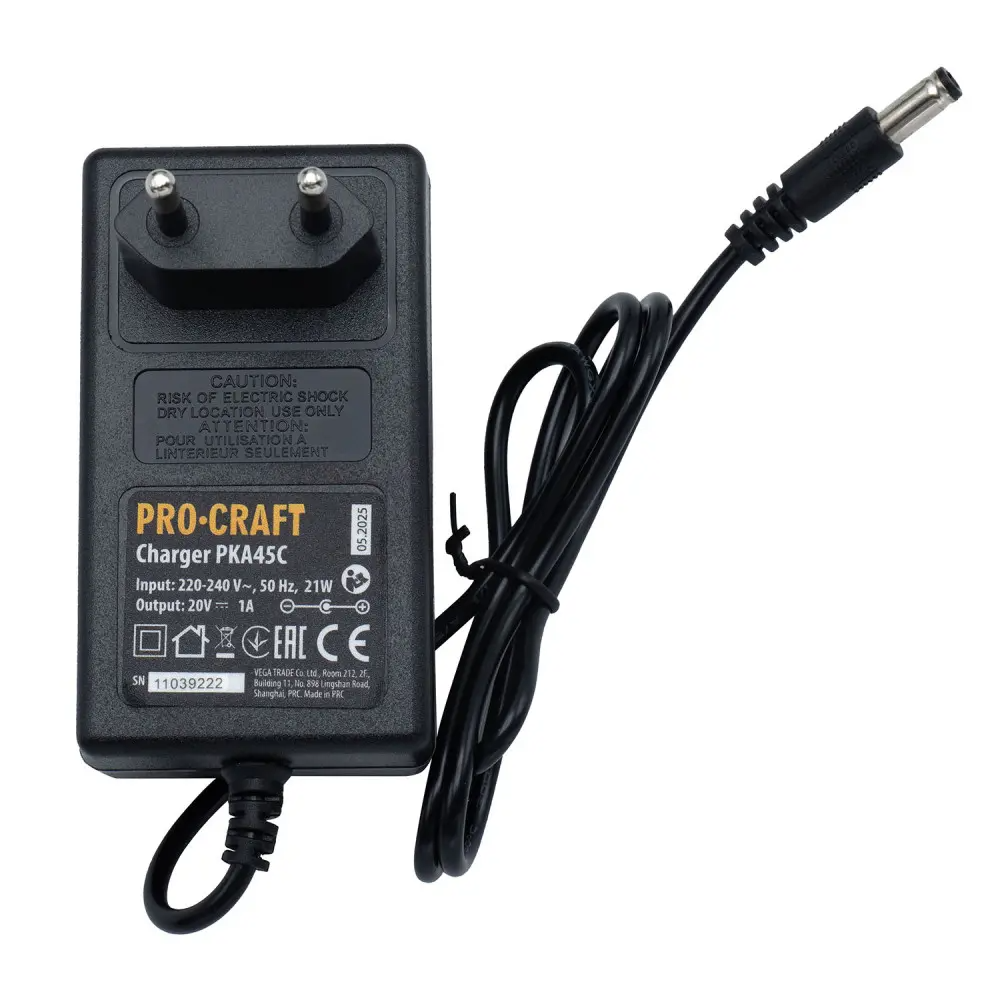 Пила безщіткова акумуляторна ProCraft PKA45 з 2 акумуляторами та зарядним пристроєм з кейсом - фото 12 Пила безщіткова акумуляторна ProCraft PKA45 з 2 акумуляторами та зарядним пристроєм з кейсом - фото 12