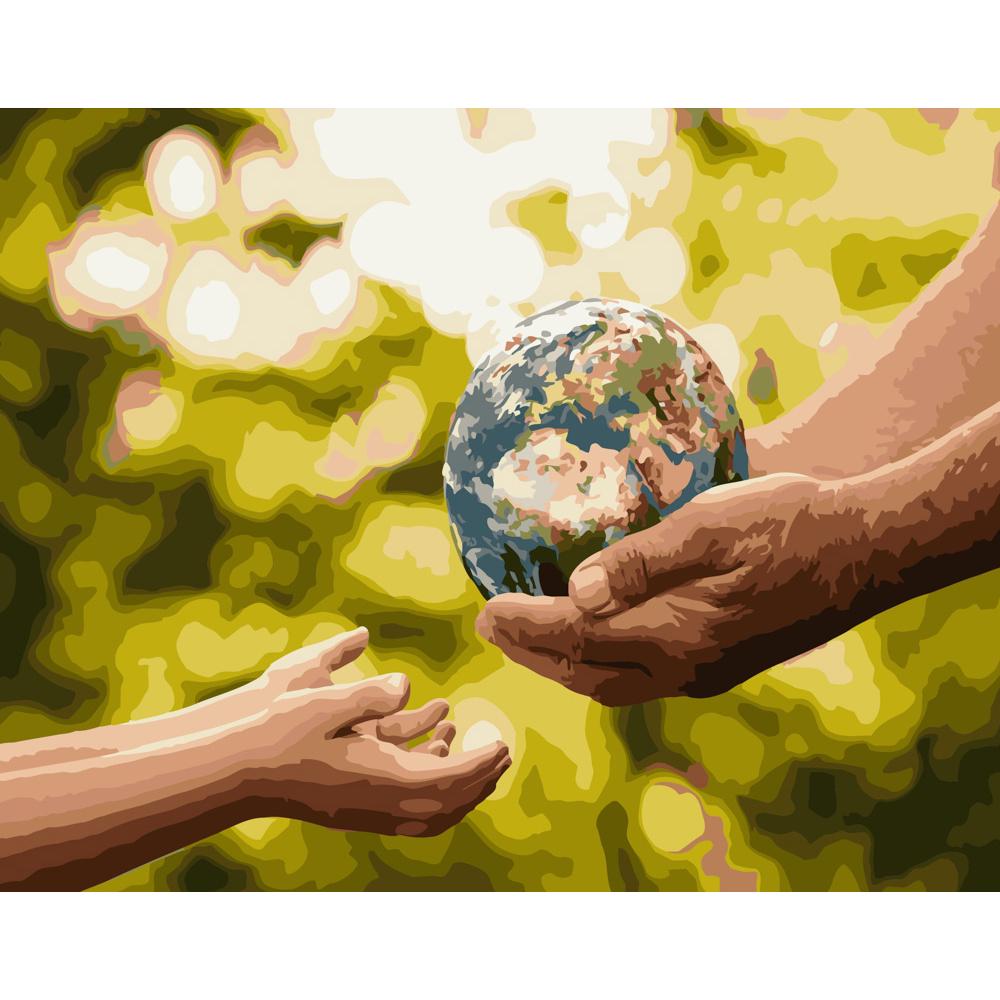 Картина по номерам Strateg Премиум Ответственность поколений 40х50 см (GS303)