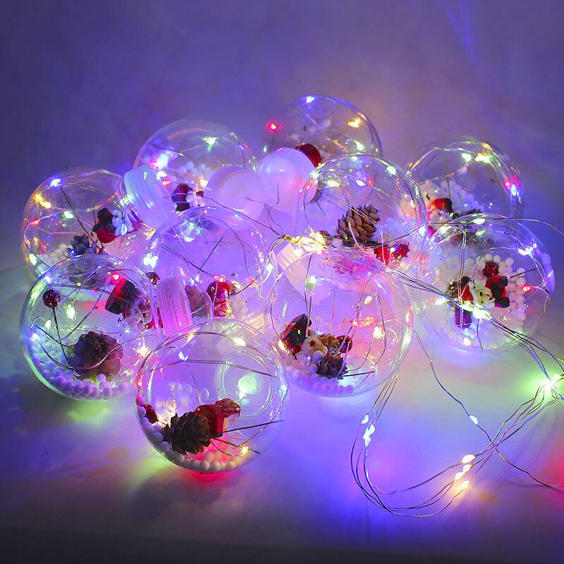 Гирлянда светодиодная Lesko Y003 Santa Claus 3,5 м Разноцветный свет (21-49-8658-31156)