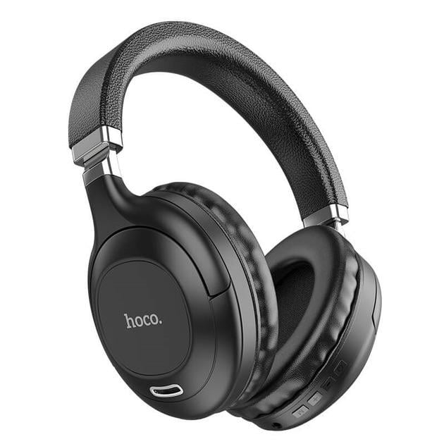 Навушники Hoco Sound magic BT headphones W32/BT5.0,AUX/5Hours/Чорний - фото 1