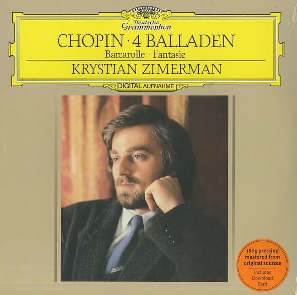Виниловая пластинка Кристиан Зиммерман - Chopin: 4 Ballads, Barcarolle, Fantasie LP (25491430)