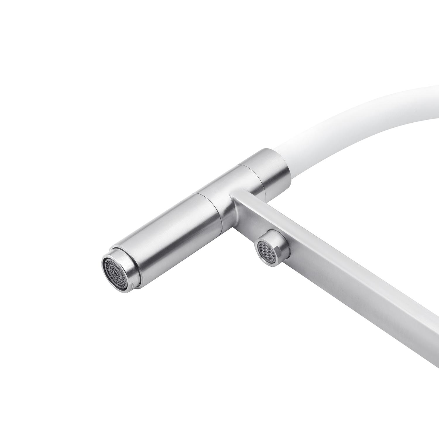 Змішувач-кран для кухні Kroner KRP Edelstahl Klassisch ESG03815WHI (KR27935Y) - фото 6 Змішувач-кран для кухні Kroner KRP Edelstahl Klassisch ESG03815WHI (KR27935Y) - фото 6