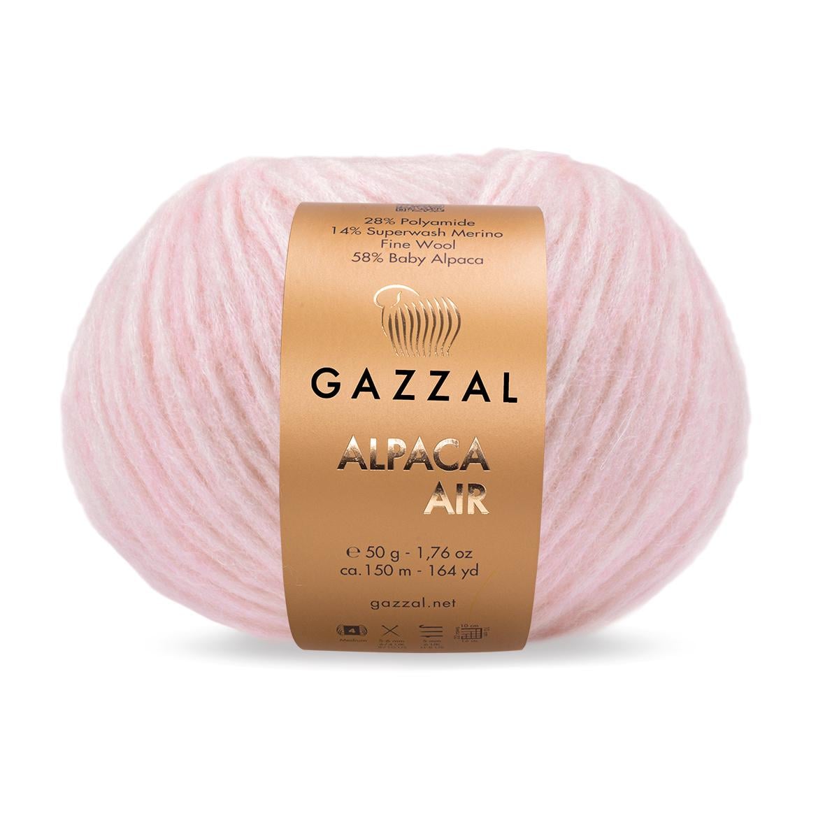 Пряжа Gazzal Alpaca Air 82