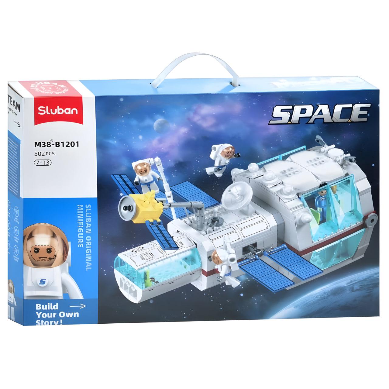 Конструктор Sluban Космический модуль 502 детали (M38-B1201) - фото 3 Конструктор Sluban Космический модуль 502 детали (M38-B1201) - фото 3