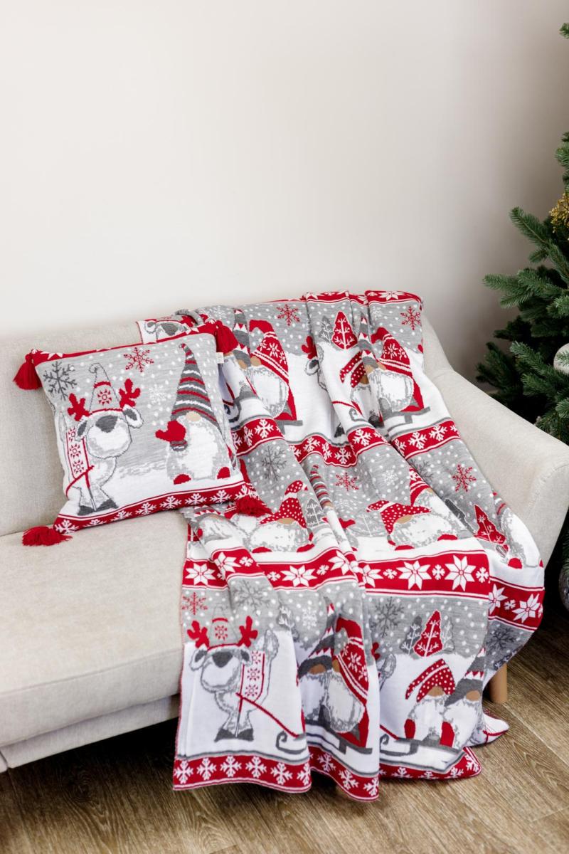 Наволочка в'язана Веселі гноми сіра 45х45 см (037490) - фото 6 Наволочка в'язана Веселі гноми сіра 45х45 см (037490) - фото 6